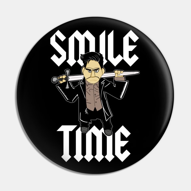 Smile Time Puppet Pin by Meta Cortex