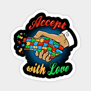 accept with love Magnet