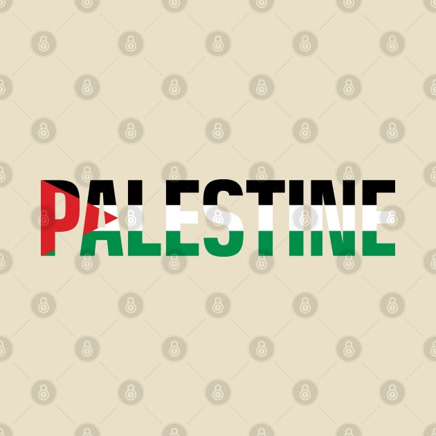 Free Palestine with Palestinian Freedom Flag Solidarity Design by QualiTshirt