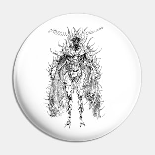 Cordyceps Infected Mothman Pin