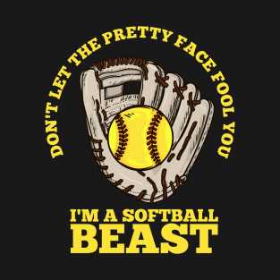 Catcher Softball Player T-Shirt