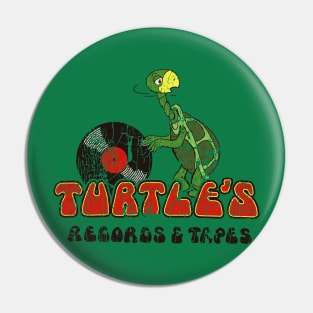 Turtle’s Records & Tapes // 70s Vintage Pin