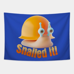 Snailed It Funny Quote V2 Tapestry