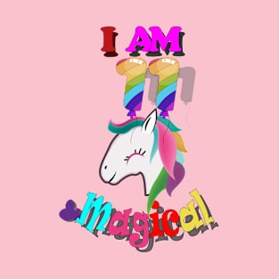 unicorn 11th birthday: I am 11 and magical T-Shirt