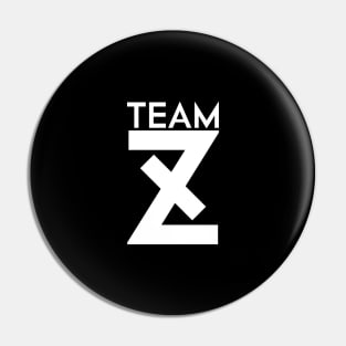 Blue lock anime white bold team z jersey merch Pin