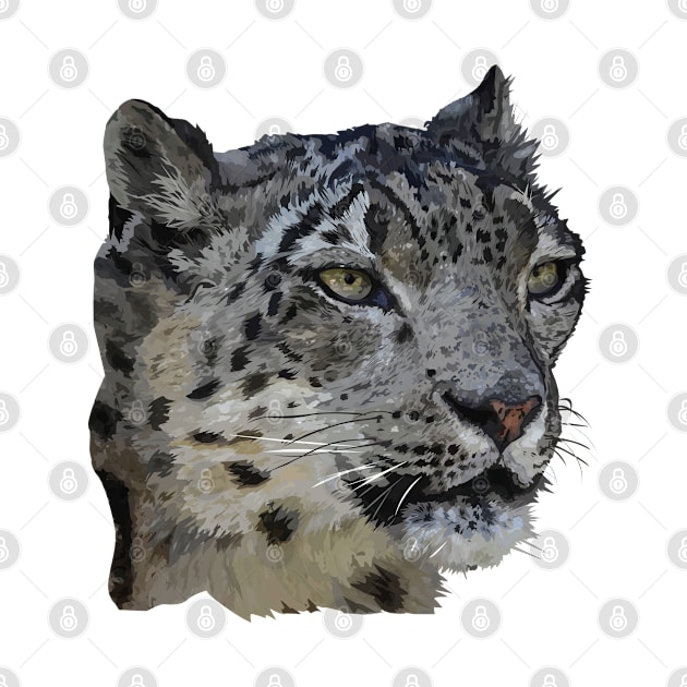 Snow Leopard by obscurite