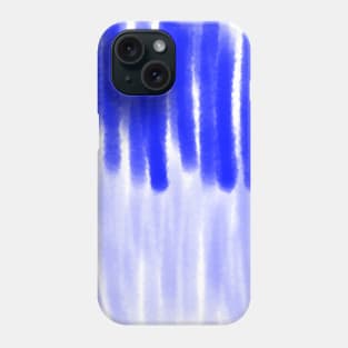 Blue watercolor abstract background Phone Case