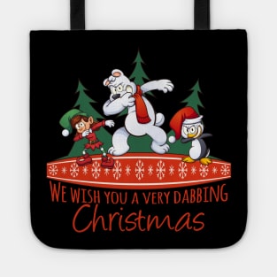 Dabbing Christmas Friends - Fairy Polar Bear Penguin 1 Tote