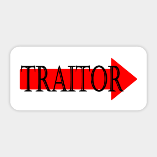 Traitor Joe Sticker - Liberty Maniacs