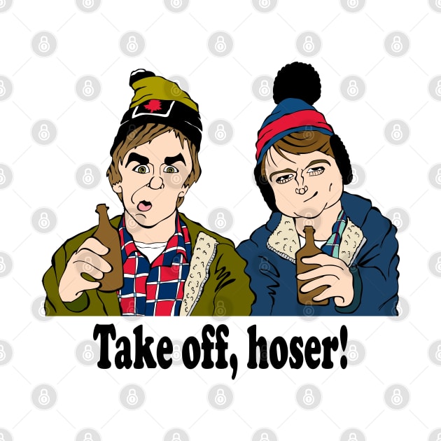 SCTV BOB AND DOUG MCKENZIE FAN ART by cartoonistguy