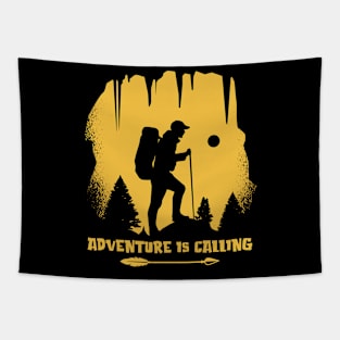 Adventure is Calling - For Camper and Hikers Tapestry