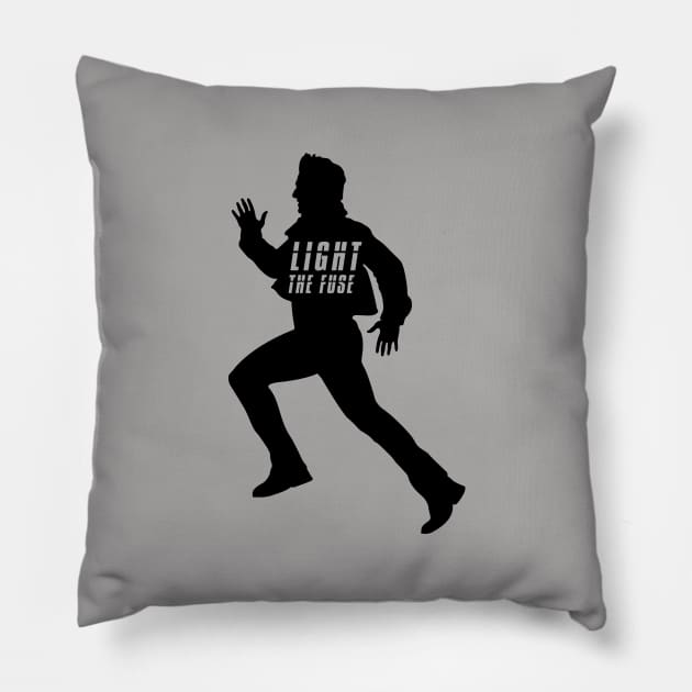 Ethan Runs (Fan Designed) Pillow by LighttheFusePod