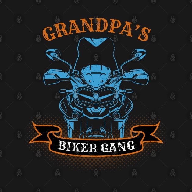 Grandpa's Biker Gang Father's Day by DwiRetnoArt99