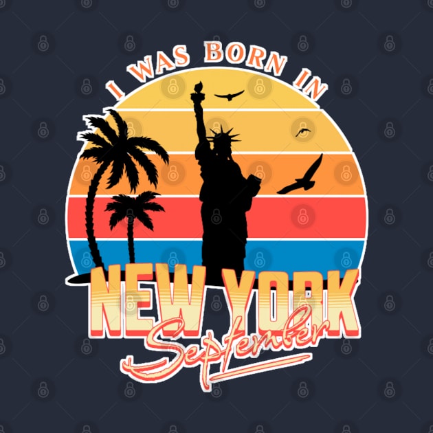 September was born in new york retro by AchioSHan