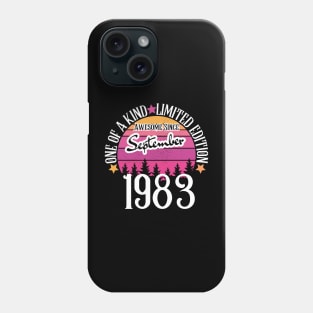one of a kind limited edition Awesome Since September 1983 40th Birthday Phone Case
