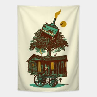 TREE CABIN Tapestry