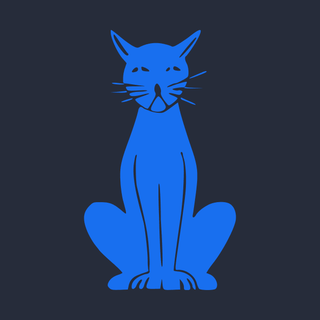 Blue cat by ezioman