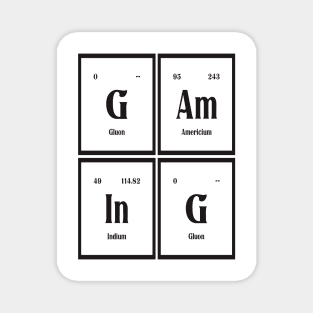 Gaming Periodic Table Magnet