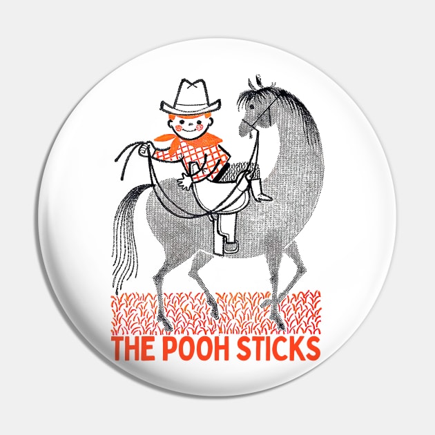 The Pooh Sticks  - - - Original Fan Art Pin by unknown_pleasures