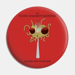 Flying Spaghetti Monster's Crucifixion Pin