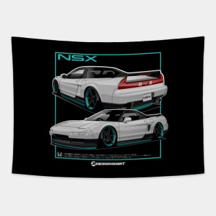 Nsx teal outline design favorite Tapestry