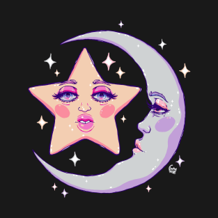 Miss Moon and Stars T-Shirt