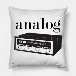 Analog Stereo - The Only Option Pillow