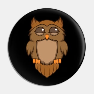 Sleeping Owl  - Cute Owls Pin