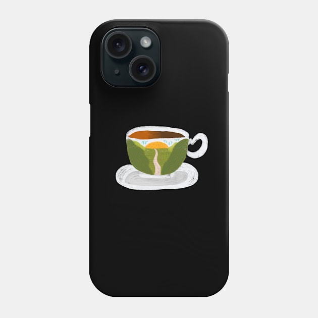 Roadtrip cup of coffee Phone Case by gabbadelgado