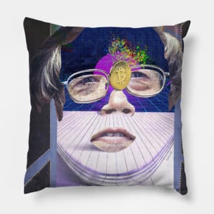 Face of Satoshi #1 Pillow