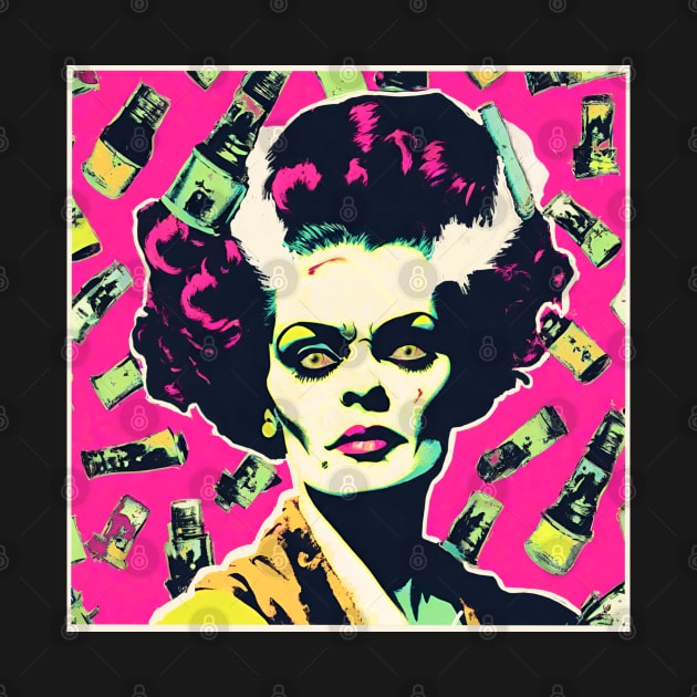 Crazy POP Bride of Frankenstein by TJWDraws