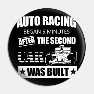Auto Racing Pin