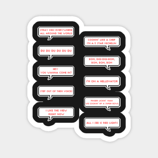Pack Stray Kids quotes Magnet