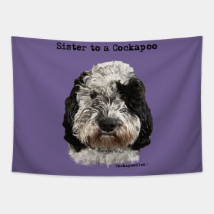 Cockapoo Dog Sister Tapestry