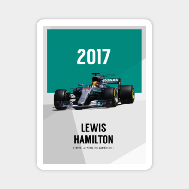 Hamilton - World Champion 2017 Lewis - Magnet | TeePublic