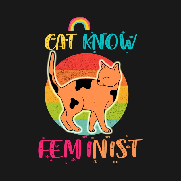 Cat Know Feminist by 29 hour design