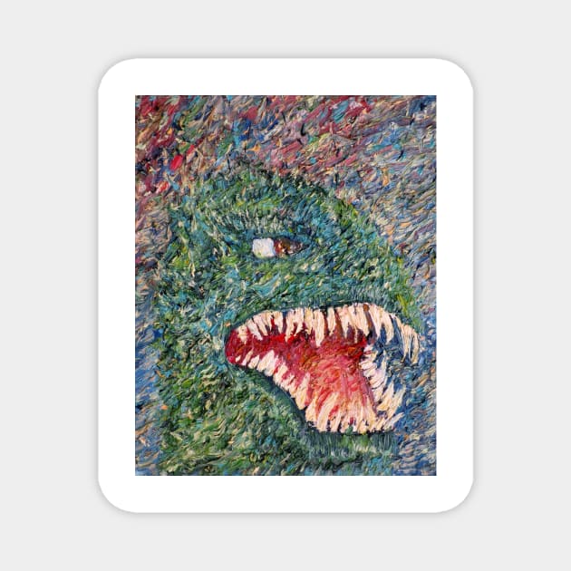 THE GREEN BEAST Magnet by lautir