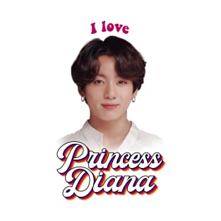 Princess Diana Jungkook kpop retro meme