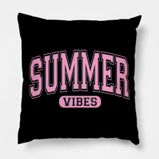 Summer Vibes For Women Men Kids Summer Vacation Pillow