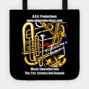 Abstract Image Of Brass Insturments. Tote
