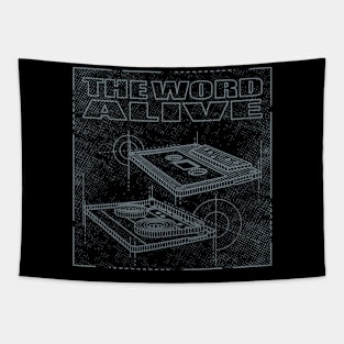 The Word Alive - Technical Drawing Tapestry