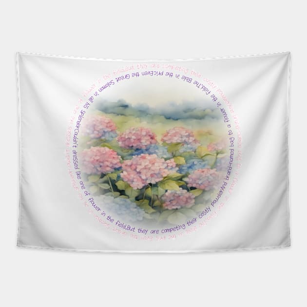 hydrangea Tapestry by zzzozzo