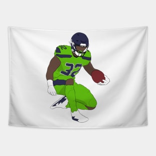 Chris Carson Tapestry