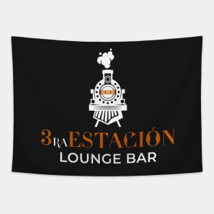 3ra Estación Lounge Bar (White) Tapestry