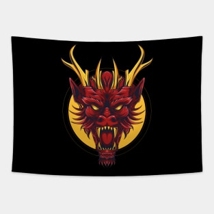 Dragon Illustration w Japanese Style 1.2 Tapestry