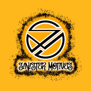 Sinister Motives logo orange T-Shirt