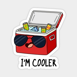 I'm Cooler Funny Box Pun Magnet