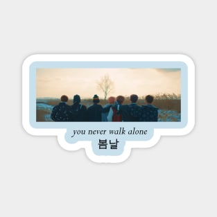 BTS 방탄소년단-Spring Day 봄날-You Never Walk Alone Magnet