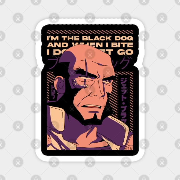 Cowboy Bebop - Jet Black Magnet by Otaku Vibes