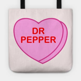 Conversation Heart: Dr Pepper Tote